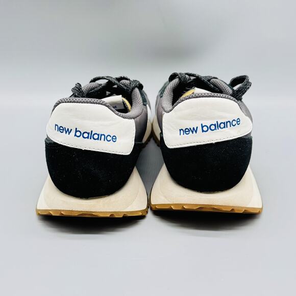 New Balance Shoes Womens 9 Gray Black Suede 237 Retro Running Athletic Sneakers - Picture 7 of 12